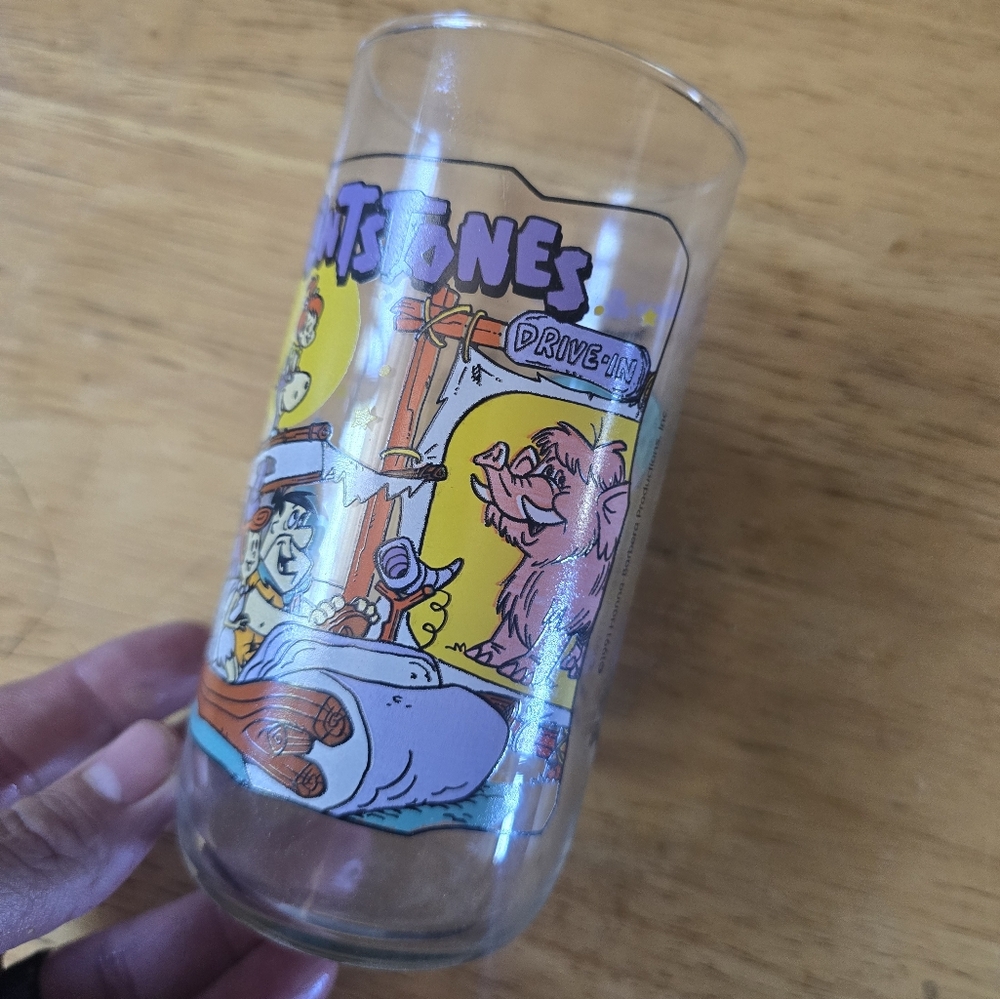 (6) 30th Anniversary Flintstones Glass Collectors Cup - Picture 4 of 5